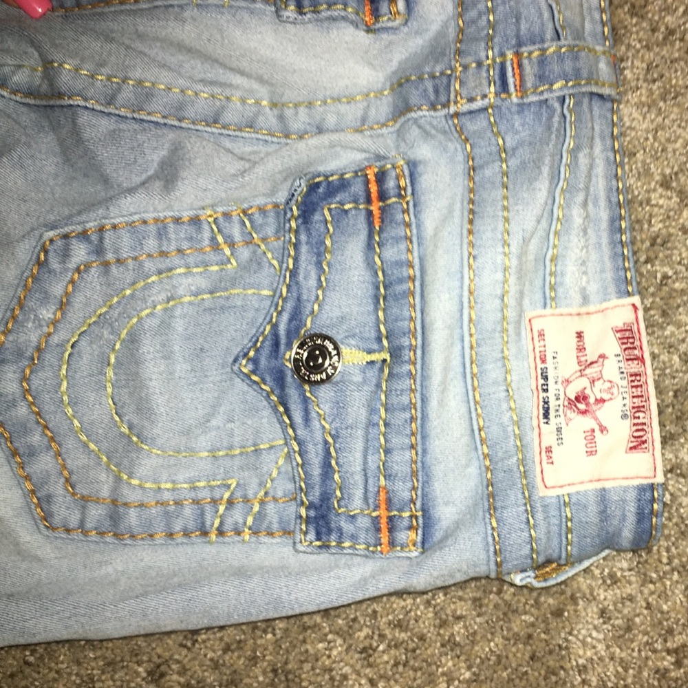 True Religion Destressed Skinny Jeans